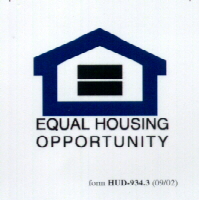 House that says Equal Housing Opportunity Below